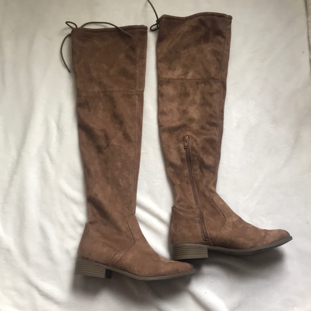 Brown Over The Knee Boots